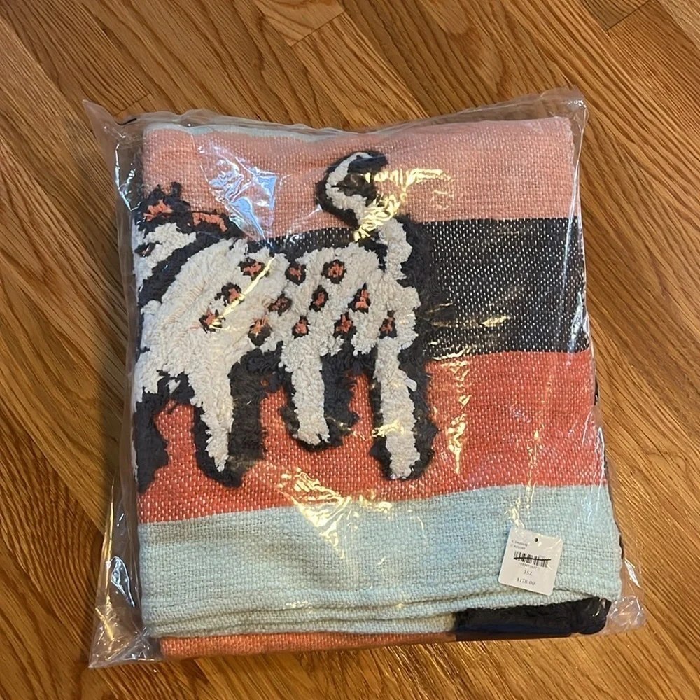Anthropologie Richmond Throw Blanket Dog NWT